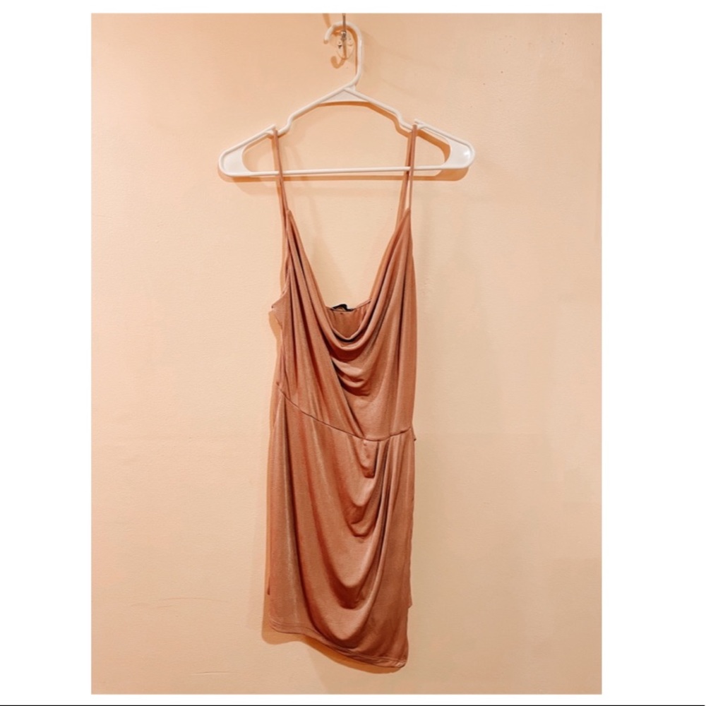 Mauve Pink Stylish Romper Dress